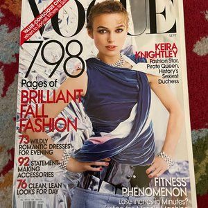 U.S. Vogue Magazine, September Issue 2008, with Keira Knightley